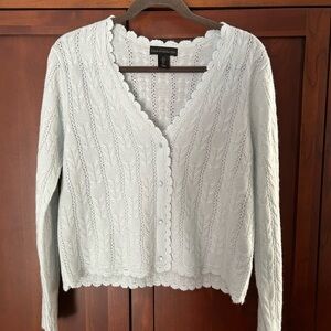 House of Harlow 1960 Elegant Women's Sweater in Light Blue — large